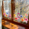 VividBlossom™ Floral Window Sticker