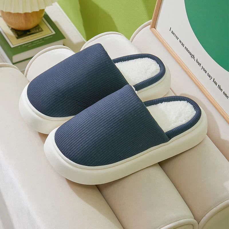 Winter slippers with orthopedic support