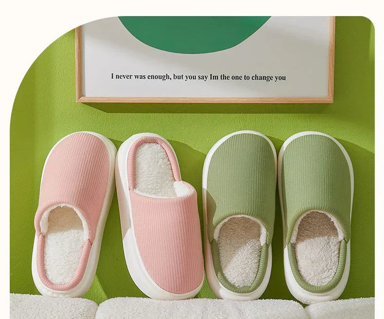 Winter slippers with orthopedic support