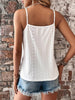 Alida – Camisole Top with Eyelets and Lace for Women