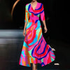 Alma™  Elegant Sleeve Design Women's Dress
