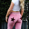 Sophie – Wide-leg jogging pants with star print for women
