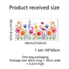 VividBlossom™ Floral Window Sticker