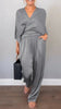 Sophia™ Casual Satin Jumpsuit