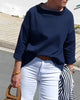 Beatrice™ Wide Turtleneck Blouse