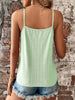 Alida – Camisole Top with Eyelets and Lace for Women