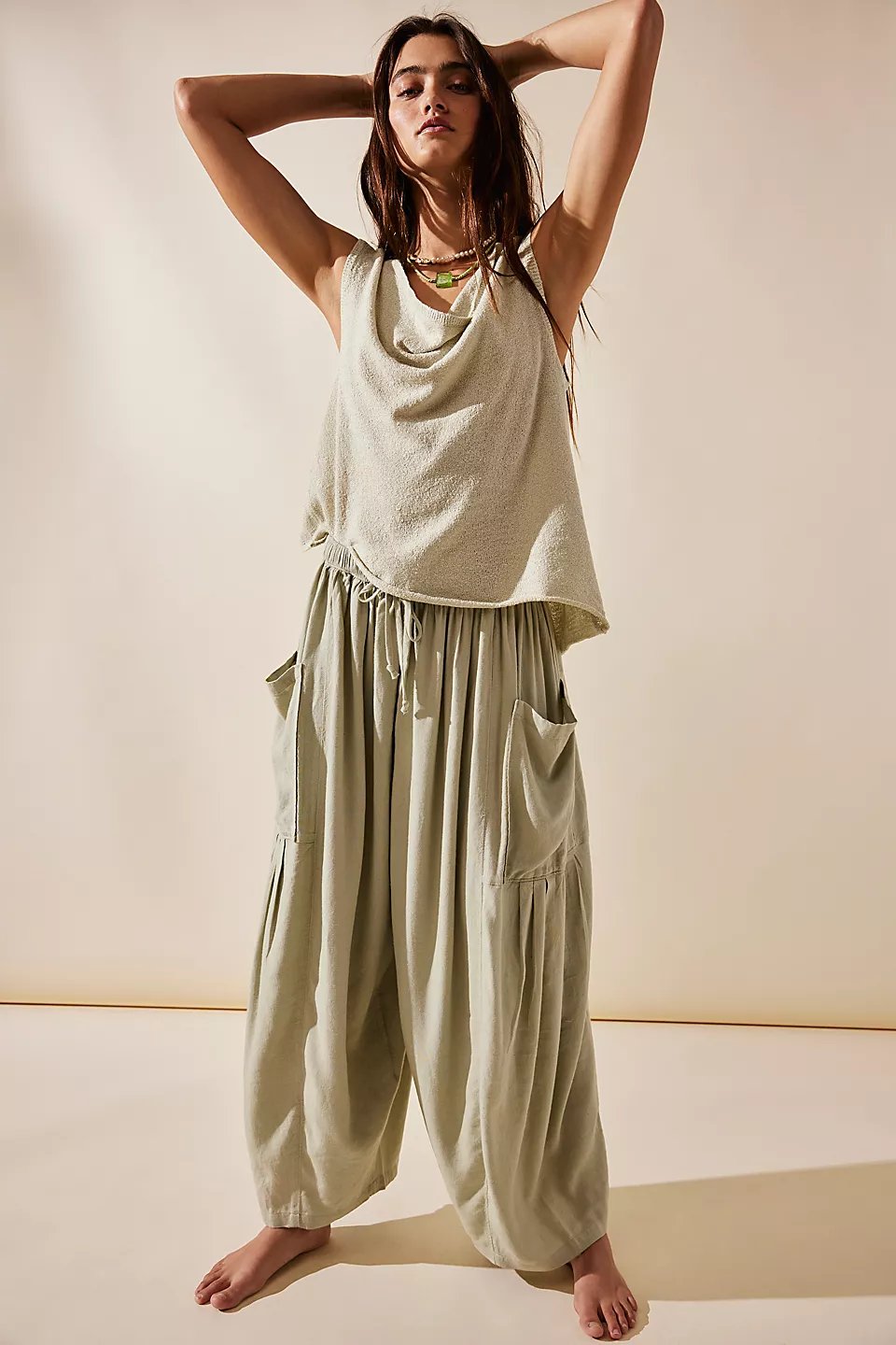 Artheva™ | Summer Harem Pants for Pockets