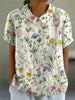 Women's Vintage Floral Pattern Blouse | Casual
