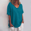 Classic blouse with a relaxed fit for women | short sleeve