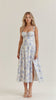 Arabella Tailored Women's Dress with Lacing and Heart Neckline