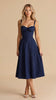 Arabella Tailored Women's Dress with Lacing and Heart Neckline
