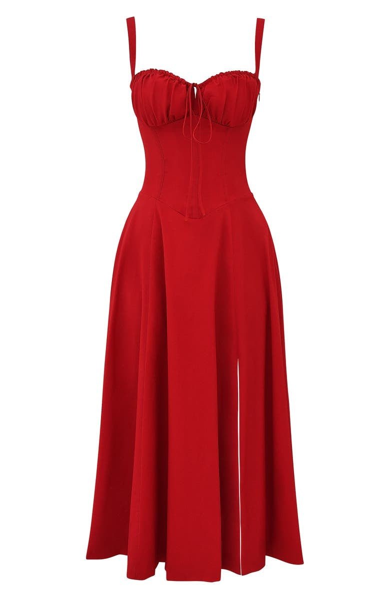 Arabella Tailored Women's Dress with Lacing and Heart Neckline