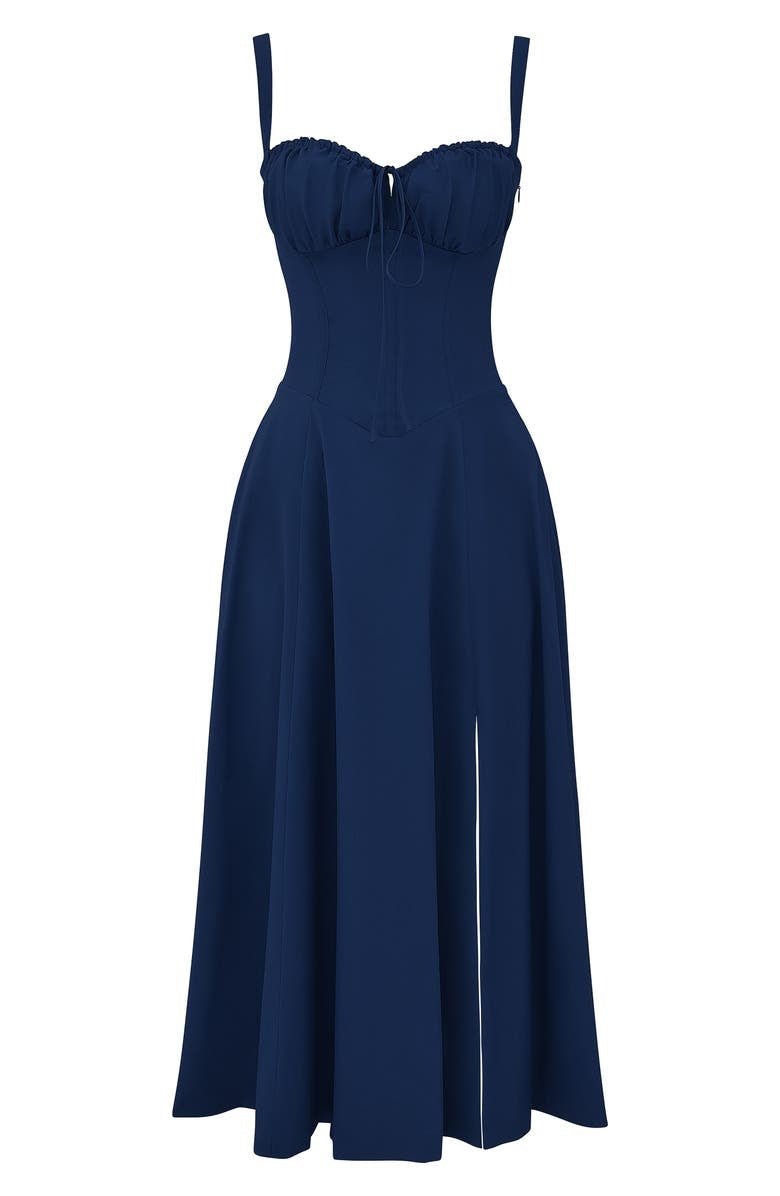 Arabella Tailored Women's Dress with Lacing and Heart Neckline