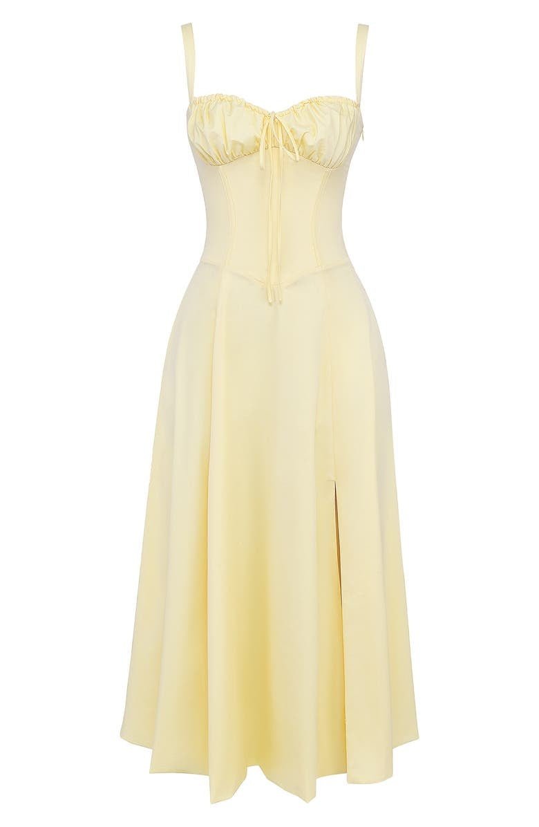 Arabella Tailored Women's Dress with Lacing and Heart Neckline