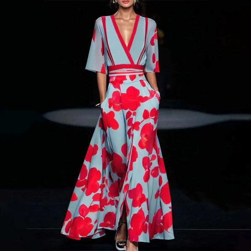 Alma™  Elegant Sleeve Design Women's Dress