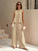 Two-piece Set with Top and Casual Pants for Women | Summer